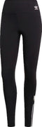adidas 3D Trefoil High Waist Legging - Dames - Zacht en comfortabel - Zwart/Wit
