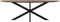 DTP Home Dining table Shape oval,78x240x110 cm, recycled teakwood