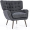 Fauteuil Peter - zwart sfinx