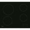 HOTPOINT HR631C - Keramische kookplaat - 4 branders - 60 cm - Zwart