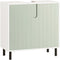 SoBuy BZR139-GR - Wastafel Onderkast - Uitsparing sifon - Groen