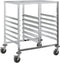 vidaXL - Dienbladenwagen - met - 12 - GN-bakken - 75x55x87 - cm - roestvrij - staal