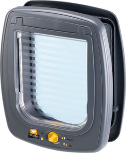 Kattenluik Swing 9 grijs geschikt voor grote kat en kleine hond grijs