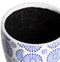 Plantenbakkenset Blauw Terra cotta 19 x 19 x 17 cm Cirkelvormig (2 Stuks)