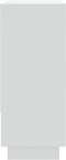vidaXL - Dressoir - 97x31x75 - cm - bewerkt - hout - wit