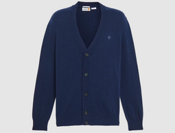 Timberland Jaff Wool Blended Cardigan - Warm & Duurzaam - Dark Sapphire - Maat XXL