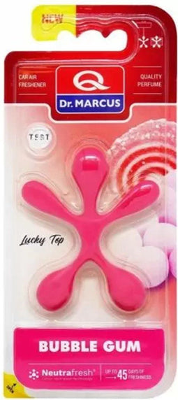 Dr. Marcus Lucky Top Bubble Gum Luchtverfrisser - Neutrafresh Technologie - Langdurige Geurverspreiding - Autogeurtje