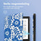 imoshion E-reader Hoesje - Geschikt voor Kobo Nia - Design Sleepcover Bookcase - Flower Tile