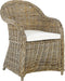 Beliani SUSUA - Tuinstoel set van 2 - Beige - Rotan