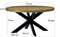 D - Livingfurn - Ronde Eetkamertafel - - Mango Hout - 150 cm - Bruin