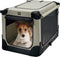 Maelson Soft Kennel 62 - Opvouwbare textiele kennel - Lichtgewicht met stalen frame - Antraciet