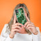 iMoshion Hoesje Geschikt voor Samsung Galaxy A21s Hoesje Siliconen - iMoshion Design hoesje - Groen / Meerkleurig / Goud / Green Graphic