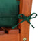 Detex - Zitbankkussen - Weerbestendig Visco-effect - Groen 145x45x8cm