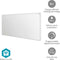 Nedis HTIP700WTW - Smart Wi-Fi Infraroodpaneelverwarmer - Tot 18 m² - IP44
