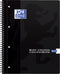 Collegeblk oxf a4+ lijn 4gaats 180pag 80gr zwart | 5 stuks