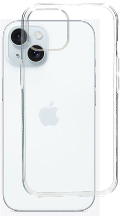 Mobiparts Classic TPU Case - Apple iPhone 15/14/13 - Minimalistisch ontwerp met grip coating - Transparant