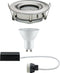 Paulmann Nova Plus - LED-inbouwlamp - zwenkbaar IP65 30° GU10 7W 460lm 2700K Staal geborsteld
