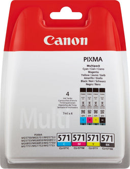 Canon CLI-571 - Inktcartridge - Originele inkt voor PIXMA - Cyaan Magenta Geel Zwart