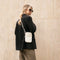 Telefoontasje Dames Crossbody - Selencia Telefoontasje Sports Luxe - Universeel Schoudertasje telefoon - Beige