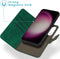iMoshion Hoesje Geschikt voor Samsung Galaxy S23 FE Hoesje Met Pasjeshouder - iMoshion Uitneembare 2-in-1 Luxe Bookcase - Donkergroen