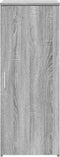 vidaXL - Opbergkast - 40x45x103,5 - cm - bewerkt - hout - grijs - sonoma - eikenkleur