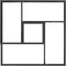 vidaXL - Plantenbak - Zwart - 80x80x50 - cm - Koudgewalst - Staal