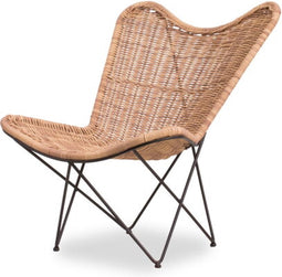 OSIRE LOUNGE CHAIR - STEEL LIGHT YELLOW