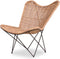 OSIRE LOUNGE CHAIR - STEEL LIGHT YELLOW