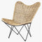 OSIRE LOUNGE CHAIR - STEEL LIGHT YELLOW