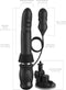 Pipedream - Fetish Fantasy - Ultimate Silicone Thruster - Stotende Vibrator met Handvat - Zwart