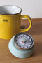 CABANAZ - mechanische kookwekker, metaal met magneet, KITCHEN TIMER, blauw