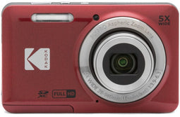 Kodak FZ55 - Digitale camera - 16 MP 5x optische zoom 28 mm groothoeklens - Rood