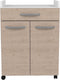Oslo geserveerd 60 cm - 1 lade en 1 deur - L 60 x D 44 x H 81 cm - Chene -kleur