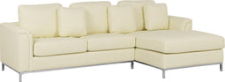 OSLO - Hoekbank - Beige - Linkerzijde - 270 cm - Leer