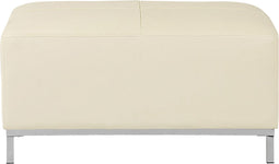 OSLO - Ottomaan - Beige - Leer