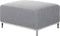 OSLO - Ottomaan - Lichtgrijs - Polyester