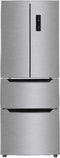 WOLKENSTEIN FD351.4A++NF IX - Franse deur koel-vriescombinatie - Geen vorst Aanraakbediening - Zilver