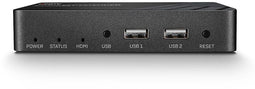 Lindy 38265 - KVM-extender HDMI 3840 x 2160 - 2 USB-poorten - Zwart