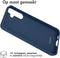 imoshion Hoesje Geschikt voor Samsung Galaxy A55 Hoesje Siliconen - imoshion Color Backcover - Donkerblauw