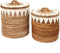 The Banana Stitched wasmand - set van 2