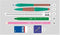 Schooletui met Accessoires Milan Copper III 22,5 x 11,5 x 11 cm Groen