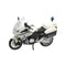 Motorfiets 22 x 14,5 cm Licht Geluid Wit
