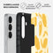 Burga Samsung Galaxy S25 - Tough Case - 2-laagse bescherming - Lemon Tart