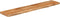 vidaXL - Wandschap - rechthoekig - natuurlijke - rand - 110x20x2,5 - cm - acaciahout