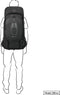 Osprey Backpack / Rugtas / Wandel Rugzak - Atmos AG - Zwart