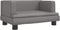 vidaXL - Hondenmand - 60x40x30 - cm - kunstleer - grijs