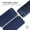 iMoshion Hoesje Geschikt voor iPhone SE (2022) / SE (2020) / 8 / 7 Hoesje Siliconen - iMoshion Carbon Softcase Backcover - Blauw