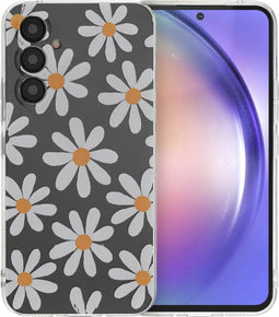 imoshion Hoesje Geschikt voor Samsung Galaxy A54 (5G) Hoesje Siliconen - imoshion Design hoesje - Meerkleurig / Daisy Flower