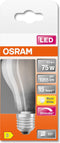 OSRAM 4058075112094 LED-lamp Energielabel D (A - G) E27 Peer 7.8 W = 75 W Warmwit (Ø x l) 60 mm x 104 mm 1 stuk(s)