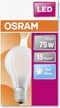 OSRAM 4058075115934 LED-lamp Energielabel D (A - G) E27 Peer 8 W = 75 W Neutraalwit (Ø x l) 60 mm x 105 mm 1 stuk(s)